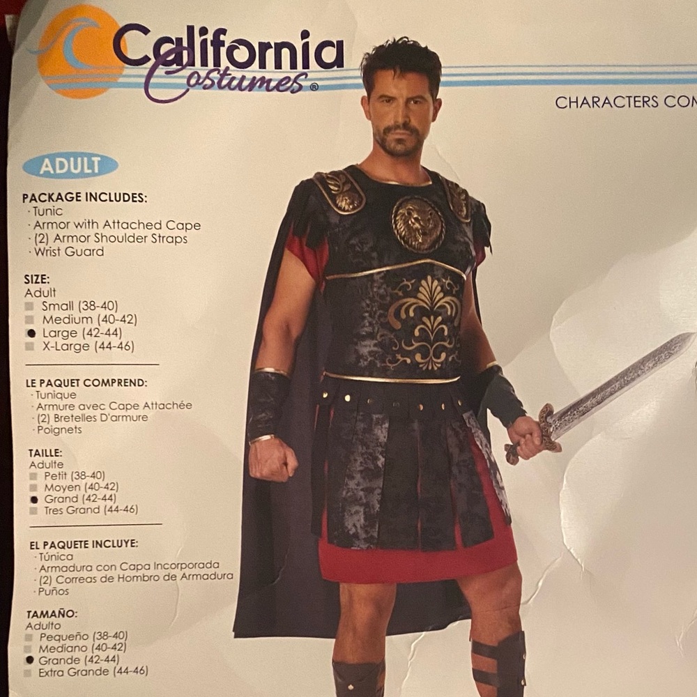 Men’s Roman Gladiator Costume